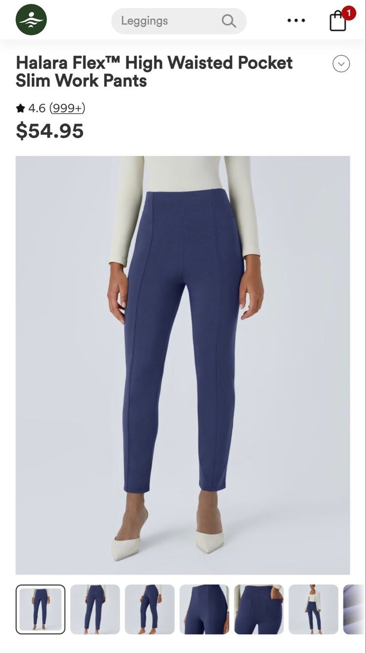 Halara Flex™ High Waisted Pocket Slim Work Pants